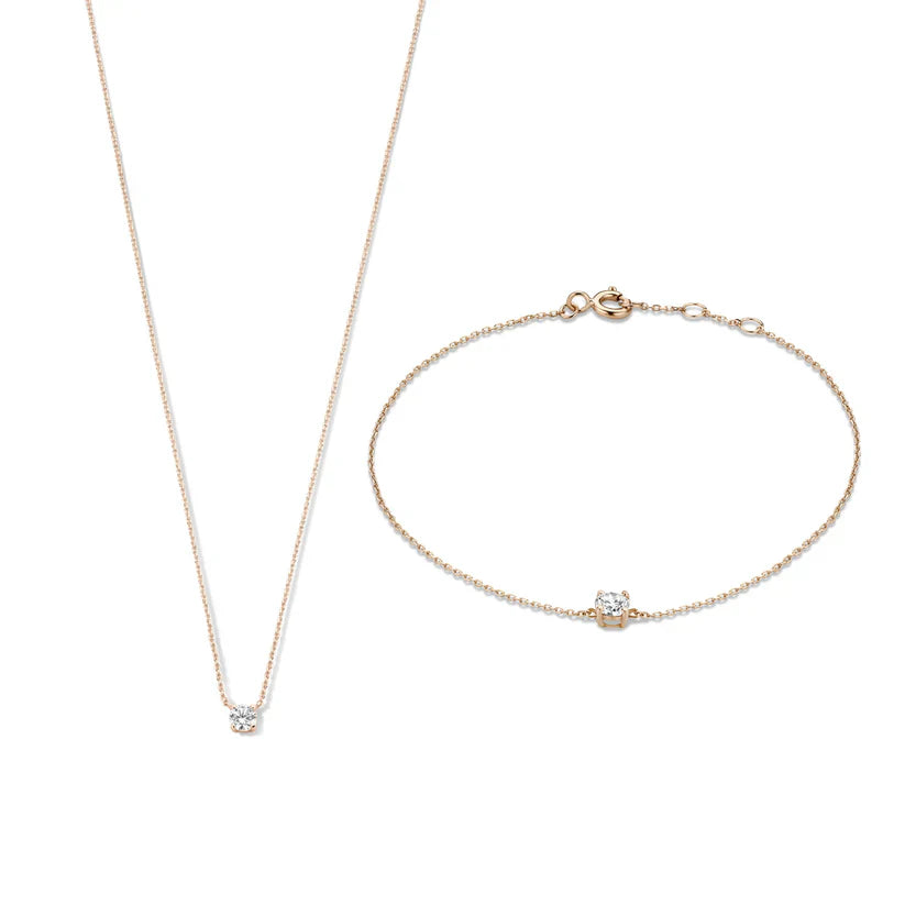 Cléa Moissanite Stone Set | White Gold