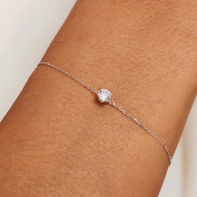 Cléa Moissanite Stone Set | White Gold