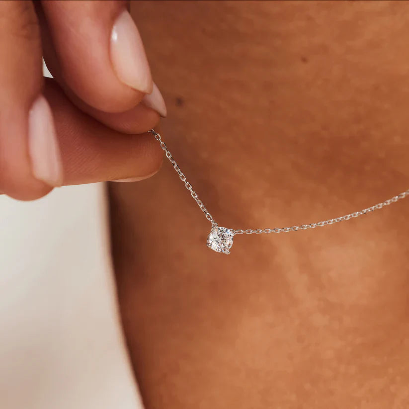 Cléa Moissanite Stone Set | White Gold