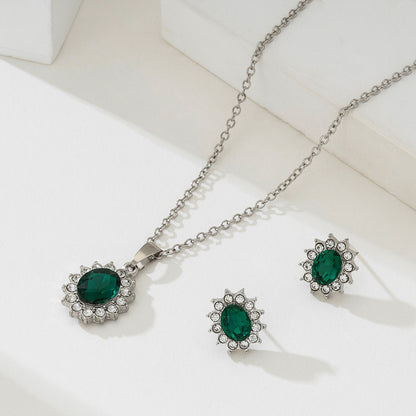 Katya Smeryn Jewelry Set | White Gold 16k