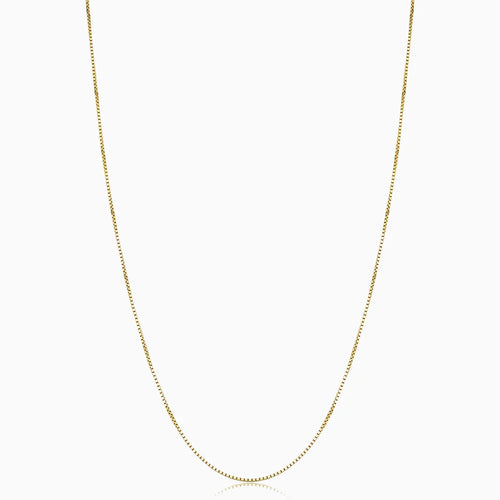Bodega Box Necklace - Gold 18k